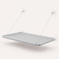 Hamaca colgante para gatos color gris, vista de producto